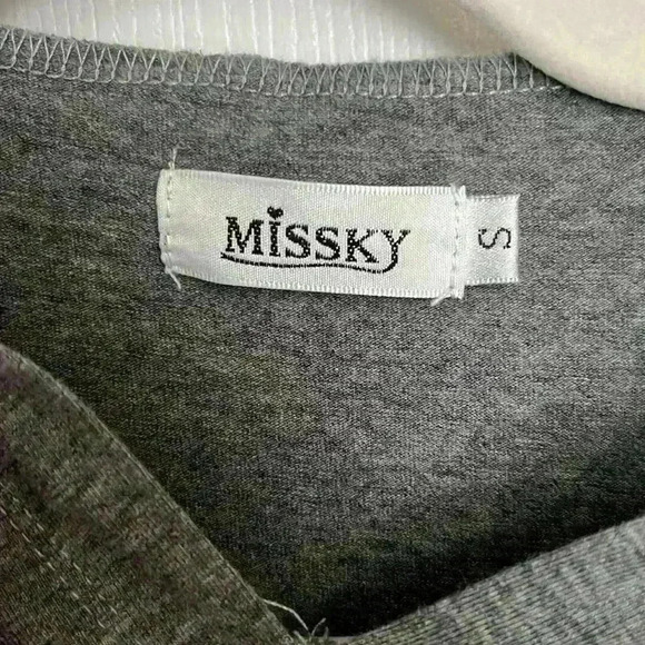 Missky Hoodie tshirt midi dress gray - Picture 2 of 10